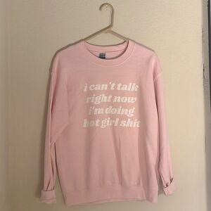 Hot Girl Crewneck 💕🤍  J11